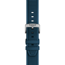 Tissot T-Race 45mm Chronograph Blue Dial Silicone Strap Watch T1414172704100
