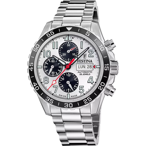 Festina Swiss Made Chrono Stainless Steel Men's Watch F20055-1