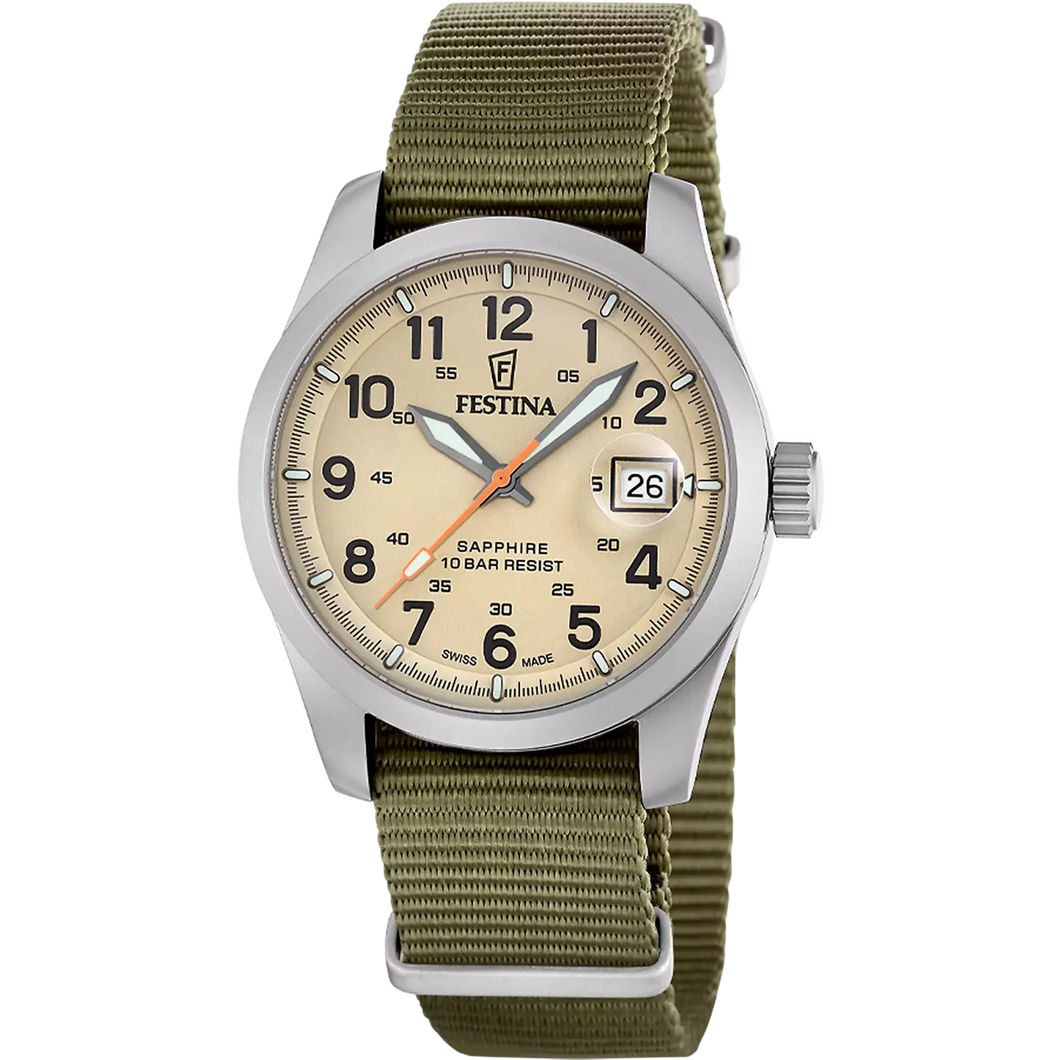 Festina Swiss Made Nylon Quartz Watch F20082-1