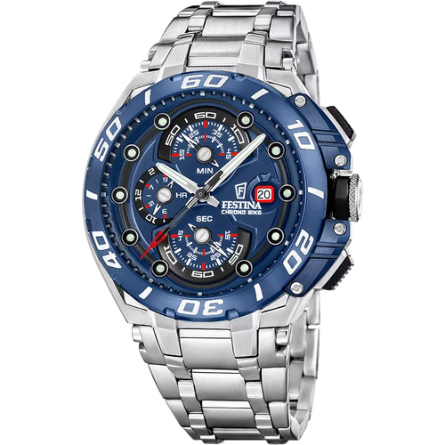 Festina Chrono Bike Stainless Steel 46MM Men's Quartz Watch F20754-4