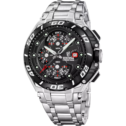 Festina Chrono Bike Stainless Steel Gentleman's 46MM Quartz Watch F20754-6