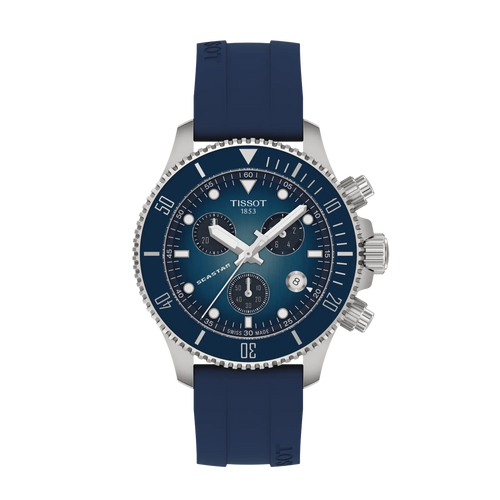 Tissot Seastar 1000 Stainless Steel Blue Dial 38mm Watch T1202171704100