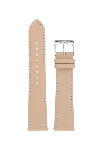 Junghans Light Beige Leather Replacement Strap 20mm