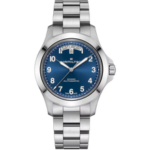 Hamilton Khaki Field King Day-Date 40mm Blue Dial Stainless Steel Watch H64475140