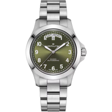 Hamilton Khaki Field King Day-Date 40mm Green Dial Stainless Steel Watch H64475160