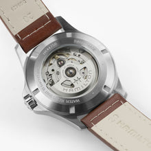 Hamilton Khaki Field King Day-Date 40mm Blue Dial Brown Leather Strap Watch H64475540