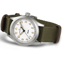 Hamilton Khaki Field Quartz 38mm White Dial Green Strap Watch H69401910