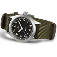 Hamilton Khaki Field Quartz 38mm Black Dial Green Strap Watch H69401930