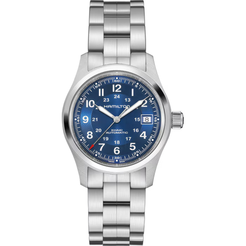 Hamilton Khaki Field Auto 38mm Blue Dial Stainless Steel Watch H70455140