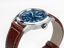 Hamilton Khaki Field Auto 38mm Blue Dial Brown Leather Strap Watch H70455540