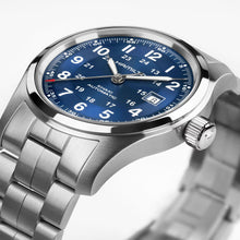 Hamilton Khaki Field Auto 42mm Blue Dial Stainless Steel Watch H70605140