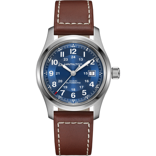 Hamilton Khaki Field Automatic 42mm Blue Dial Watch H70605540