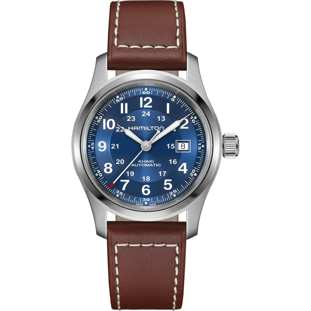 Hamilton Khaki Field Automatic 42mm Blue Dial Watch H70605540