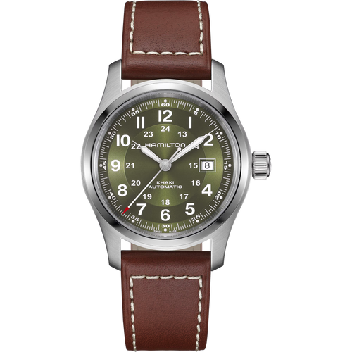Hamilton Khaki Field Automatic 42mm Green Dial Watch H70605560