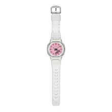 Casio G-Shock Analog-Digital Pink Dial Clear Resin Strap Women's Watch GMAP2100SR-7A