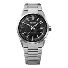 Casio Edifice Automatic 38MM Silver Tone Black Dial Watch EFK110D-1A