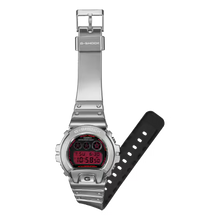 Casio G-Shock 6900 Series Digital Silver Tone Watch GM6900YRA-8