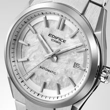 Casio Edifice Automatic 38MM Silver Tone Textured Dial Watch EFK110D-7A