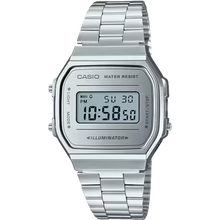 Casio Vintage Full Silver Digital Unisex Watch A168WEM-7VT