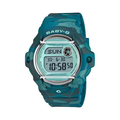 Casio Baby-G Digital Blue Green Unisex Watch BG169CM-2