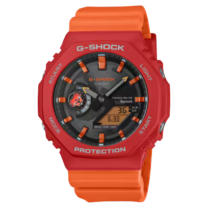 Casio G-Shock Analog-Digital Orange Unisex Watch GAB2100DF-4A