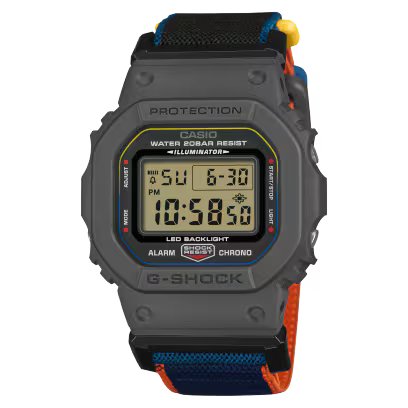 Casio G-Shock 5600 Series Digital Resin Watch DW5600MNC-8A2
