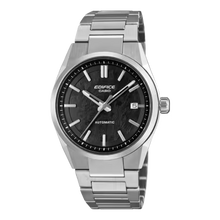 Casio Edifice Automatic 38MM Silver Tone Black Dial Watch EFK110D-1A