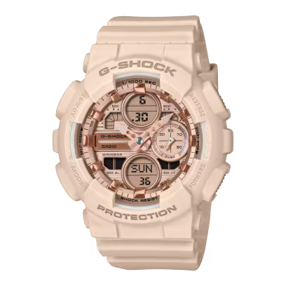 Casio G-Shock Pink Women's Analog-Digital Watch GMAS140PG-4A