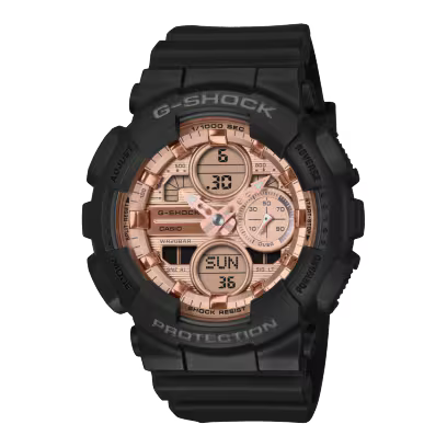 Casio G-Shock Analog-Digital Pink Dial Women's Watch GMAS140PG-1A