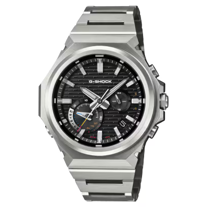 Casio G-Shock G-Steel Black Dial Stainless Steel Watch GSTB1000D-1A