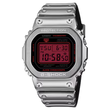 Casio G-Shock 5600 Series Digital Silver Tone Watch GM5600YRA-8
