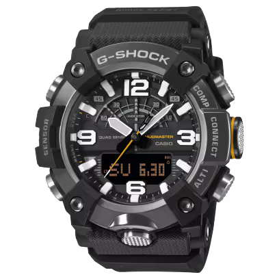 Casio G-Shock Master of G MUDMASTER Carbon Resin Watch GGB100XMB-1A
