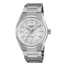 Casio Edifice Automatic 38MM Silver Tone Textured Dial Watch EFK110D-7A