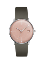 Junghans Max Bill Damen Quarz Watch Rose Pink Grey 47/4555.02