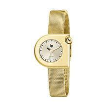 LIP MACH 2000 Mini Moon Watch 30*28mm Gold Milanese 671168