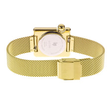 LIP MACH 2000 Mini Square 30mm Watch Gold Milanese 671177