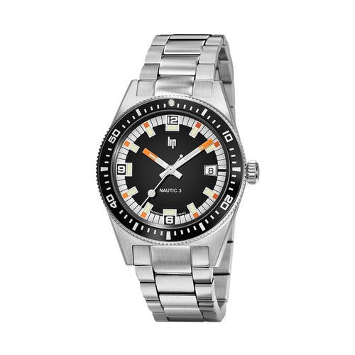 LIP Nautic 3 Automatique 39mm Black Dial 671852