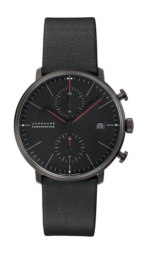 JUNGHANS MAX BILL AUTOMATIC CHRONOSCOPE BLACK 27/4409.02