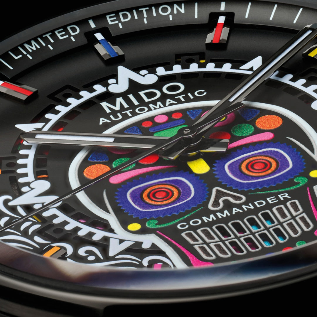 Mido 42mm Dia De Los Muertos Circulo De Luz Rview (homage to the ...