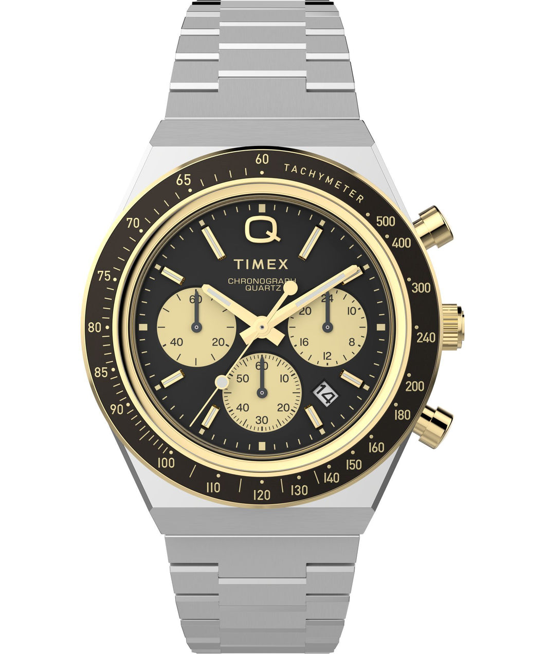 Timex Q Timex Chronograph Stainless Steel 40MM Watch TW2W64200
