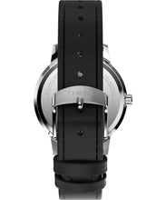 Timex Peanuts Marlin Black Leather Strap Unisex Watch TW2Y19900