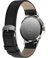 Timex Peanuts Marlin Black Leather Strap Unisex Watch TW2Y19900