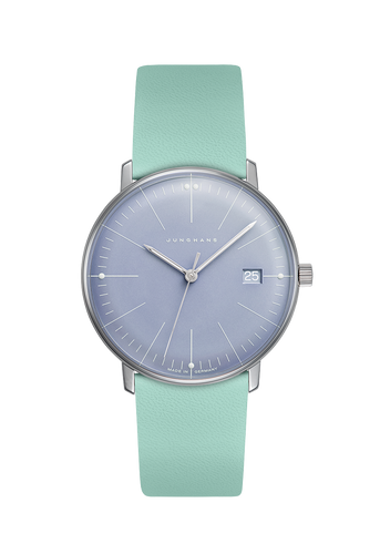 Junghans Max Bill Damen Quarz Watch Blue Teal 47/4554.02
