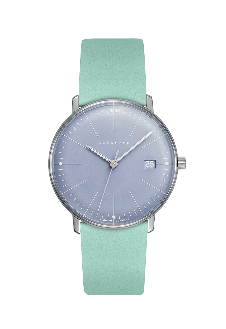 Junghans Max Bill Damen Quarz Watch Blue Teal 47/4554.02