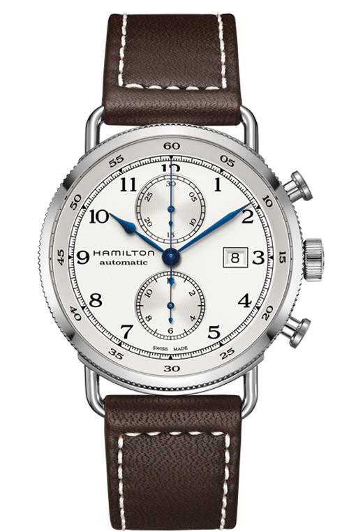 Khaki Navy Pioneer Auto Chrono H77706553