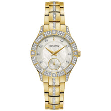 Bulova Ladies' Phantom Crystal Gold-Tone Bracelet Watch 98L283