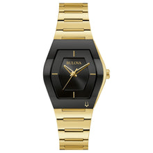 Bulova Ladies' Small Gemini Futuro Gold-Tone Stainless Steel Bracelet Watch 97L164