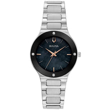 Bulova Ladies' Futuro Millennia Black Dial Stainless Steel Watch 96R231