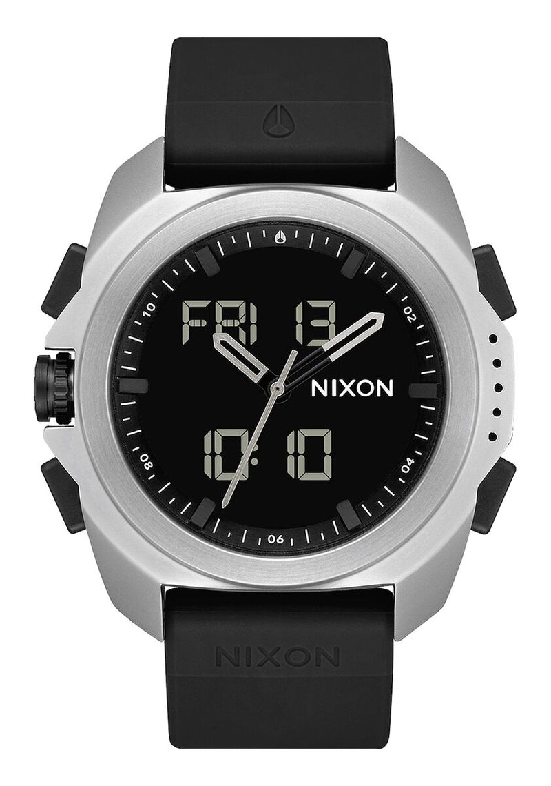 Nixon 47mm Ripley Watch Silver/Black A1267-625 – Beach