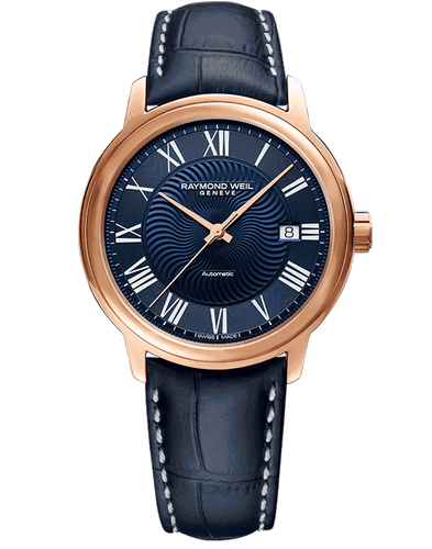 Maestro Blues Rose Tone Automatic Watch, 40mm 2237-PC5-00508